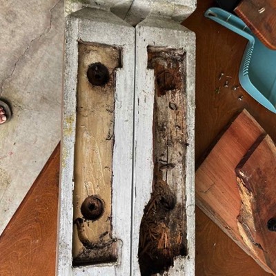 Dry rot doing its thing